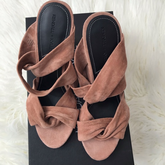 Brand new suede Kendall & Kylie heels - Picture 4 of 7